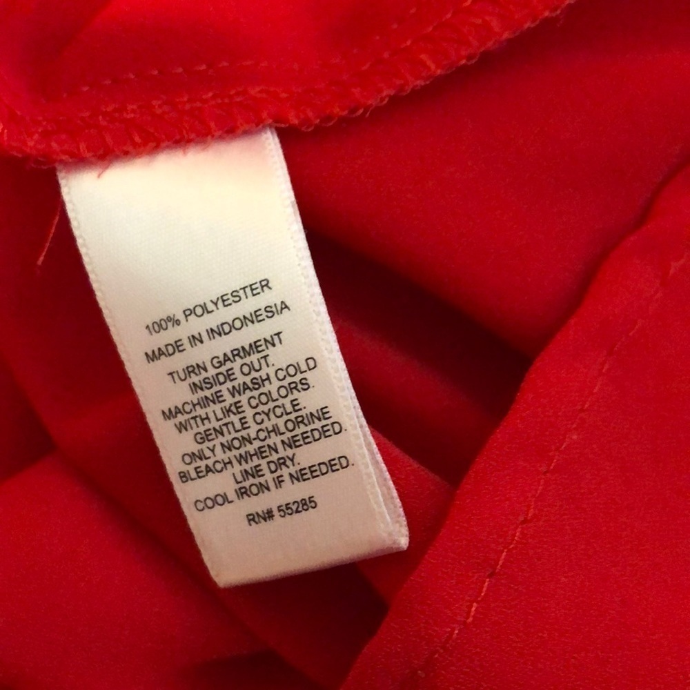 Express Red Top/Tunic - Picture 7 of 7